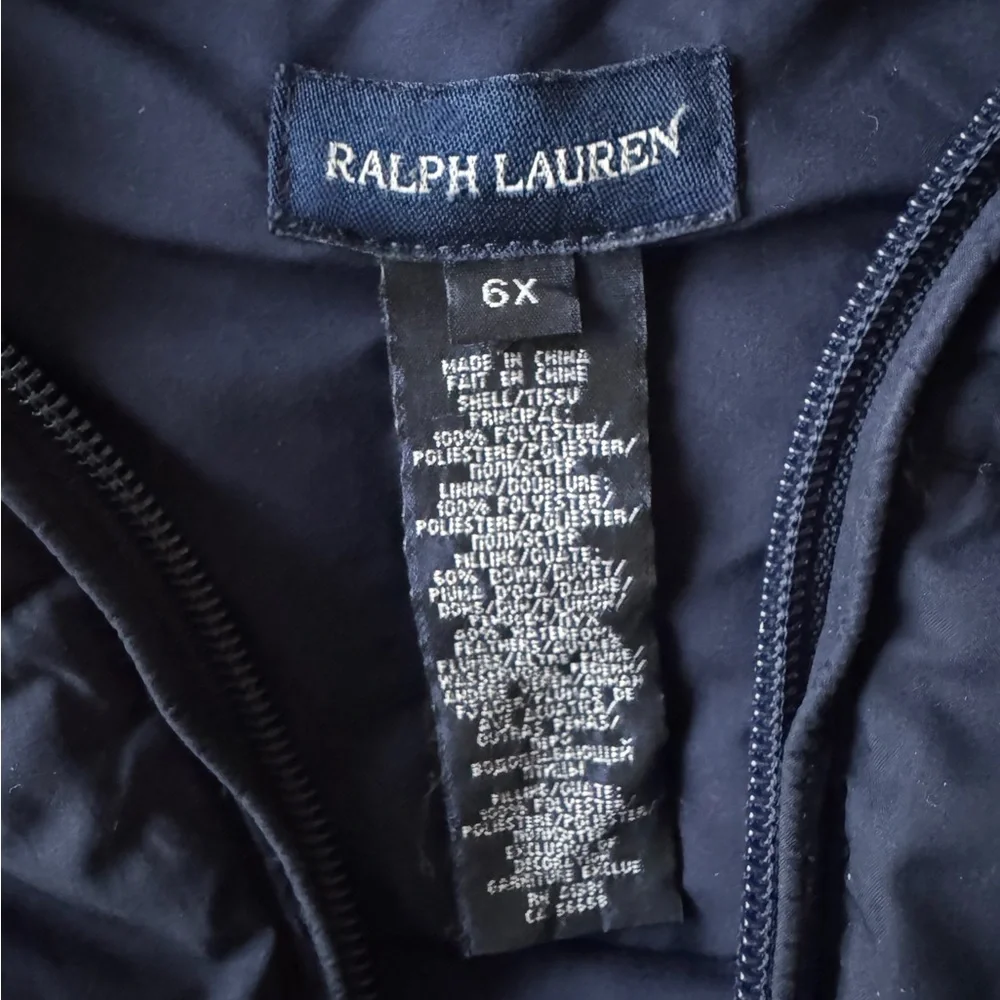 Ralph Lauren Peplum Puffer Down Jacket